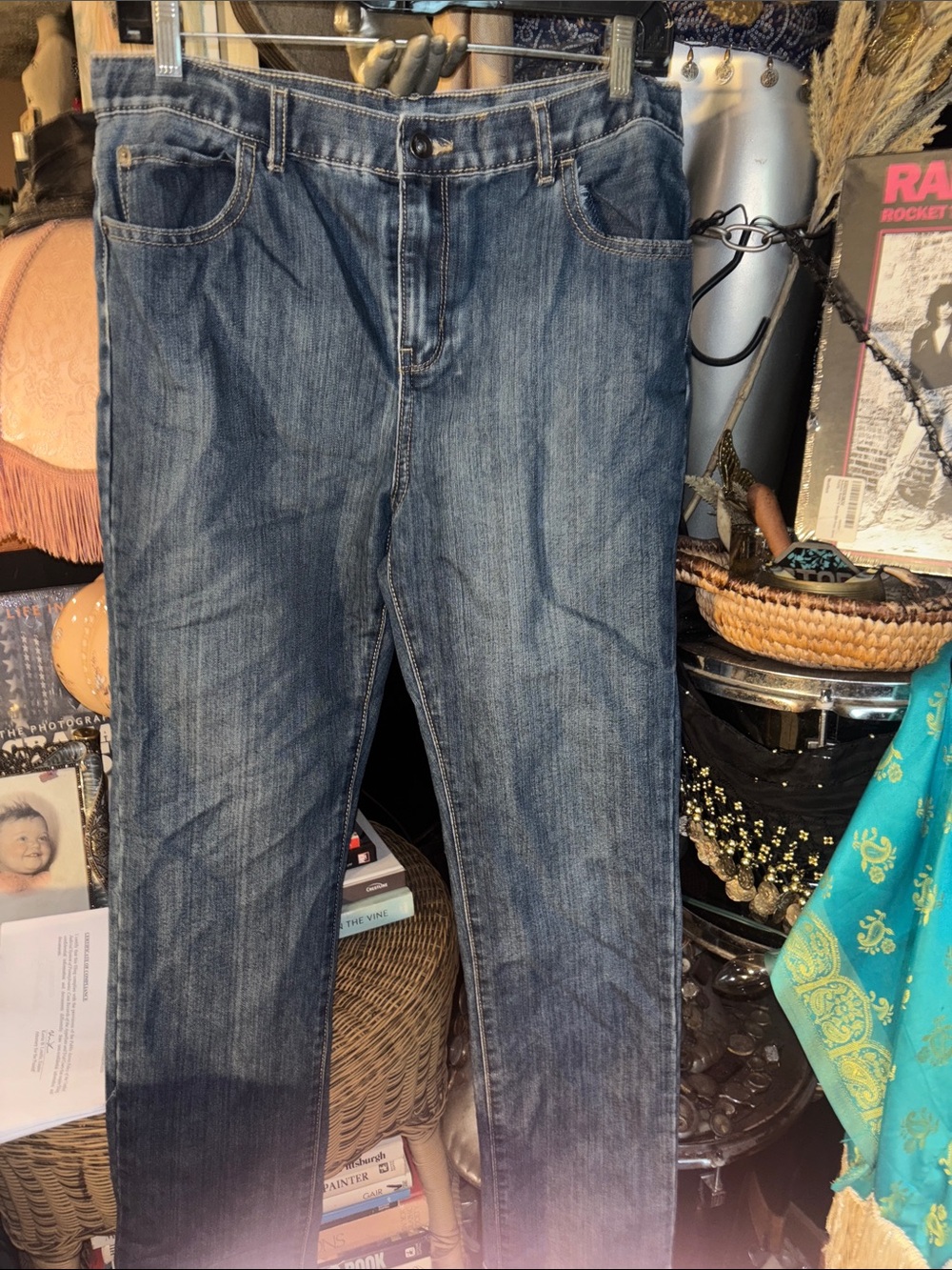 The Children's Place boys Dark Blue Slim-Straight Jeans